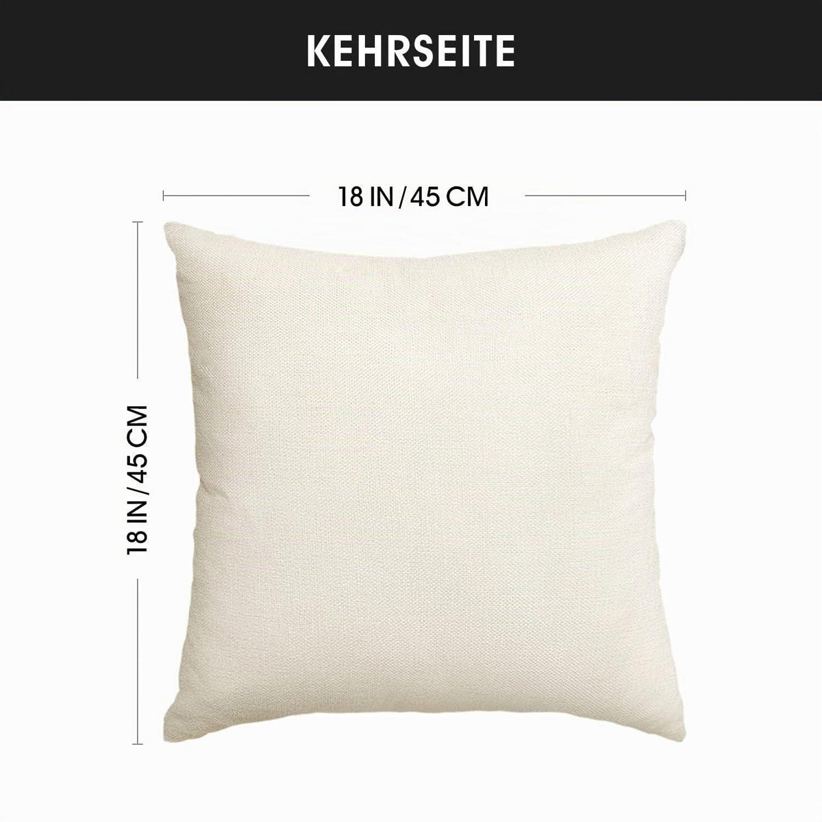 Dahlien Kissenbezüge 4er Set Grau 45x45 cm Geometrisch