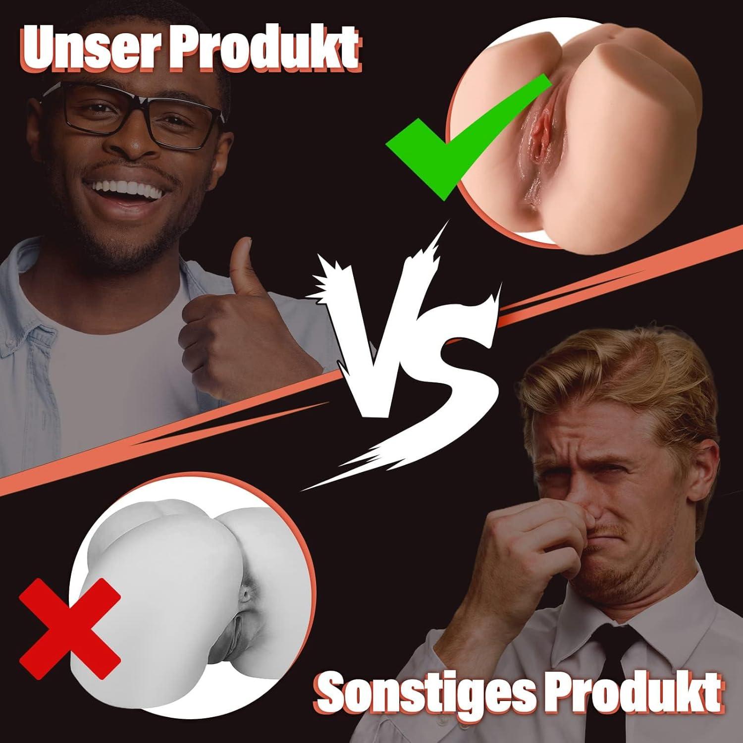 Männlicher Masturbator Sëxspielzeug Taschenmuschi 3.6KG