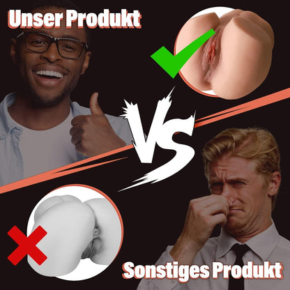 Männlicher Masturbator Sëxspielzeug Taschenmuschi 3.6KG