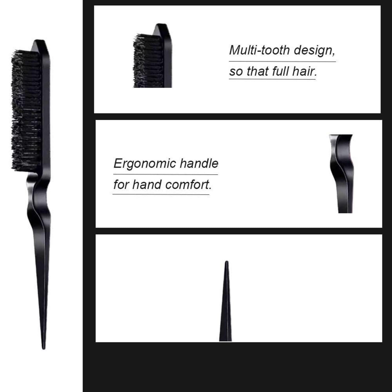 3-teiliges Haarkamm-Set für Frisuren & Haarpflege
