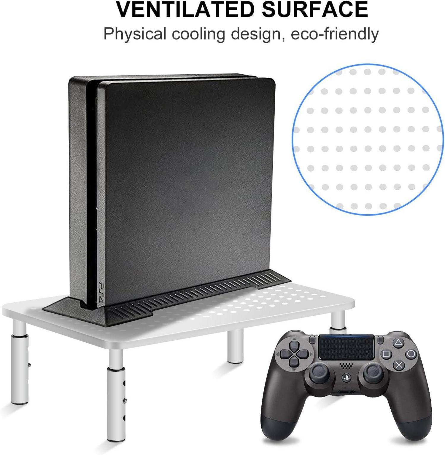 Monitorständer Höhenverstellbarer Raiser 20 kg schwarz Platzsparender