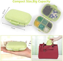 Tablettenbox 7 Tage Pillendose 8 Fächer BPA frei