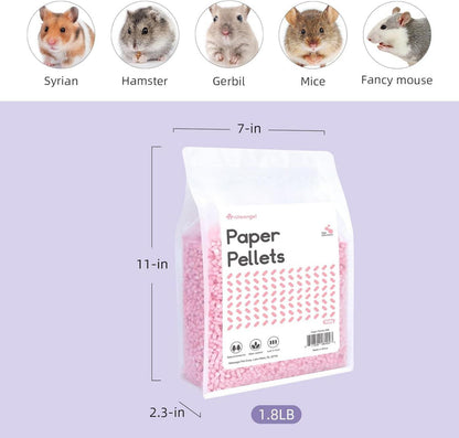 Niteangel Hamster-Papierpellets als Einstreu für kleine Haustiere
