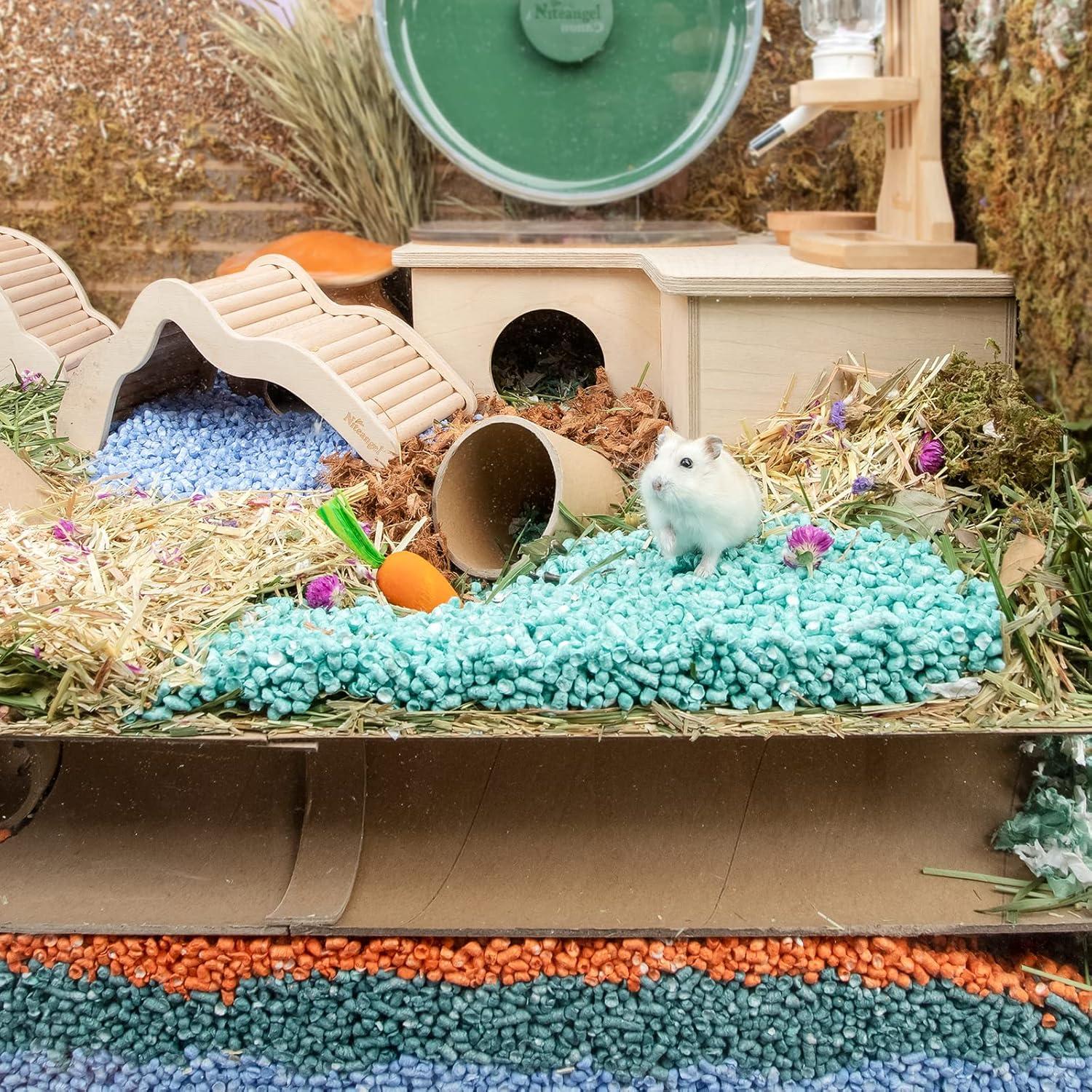 Hamster-Papierpellets für syrische Zwerghamster und mehr