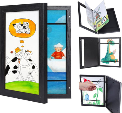 Kinderbilderrahmen für Kunstwerke und Zeichnungen bis A4 - Magnetische