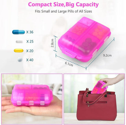 Medikamentenbox Tablettenbox 7 Tage 10 Fächer BPA Frei