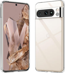 Google Pixel 8 Pro Handyhülle Transparent TPU Case Anti-Gelb Slim