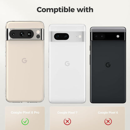 Transparente TPU Handyhülle für Google Pixel 8 Pro
