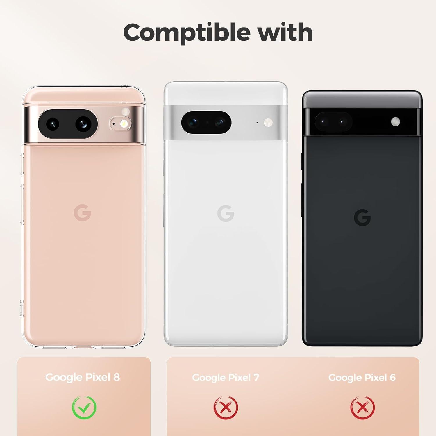 Ultra Slim TPU Schutzhülle für Google Pixel 8 - Transparent
