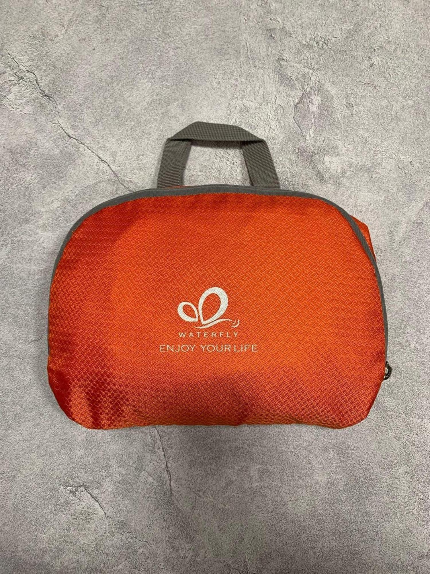 Ultraleichter 20L Faltbarer Orange Wanderrucksack Travel Backpack