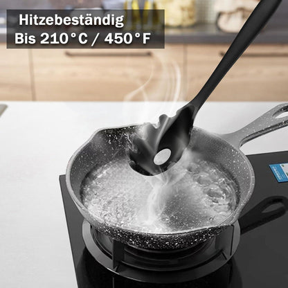 Küchenhelfer Set Silikon Utensilien Kochbesteck Hitzebeständig