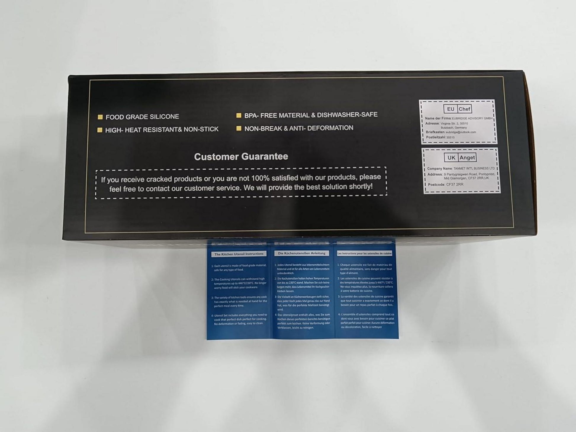 22-teiliges Silikon Küchenhelfer Set mit Utensilienhalter - Antihaftbeschichtet, Hitzebeständig, Spülmaschinenfest