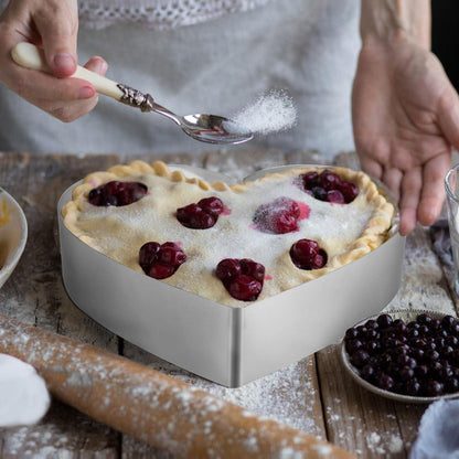 Edelstahl Tortenring Set 10/15/20 cm Backrahmen Kuchenring