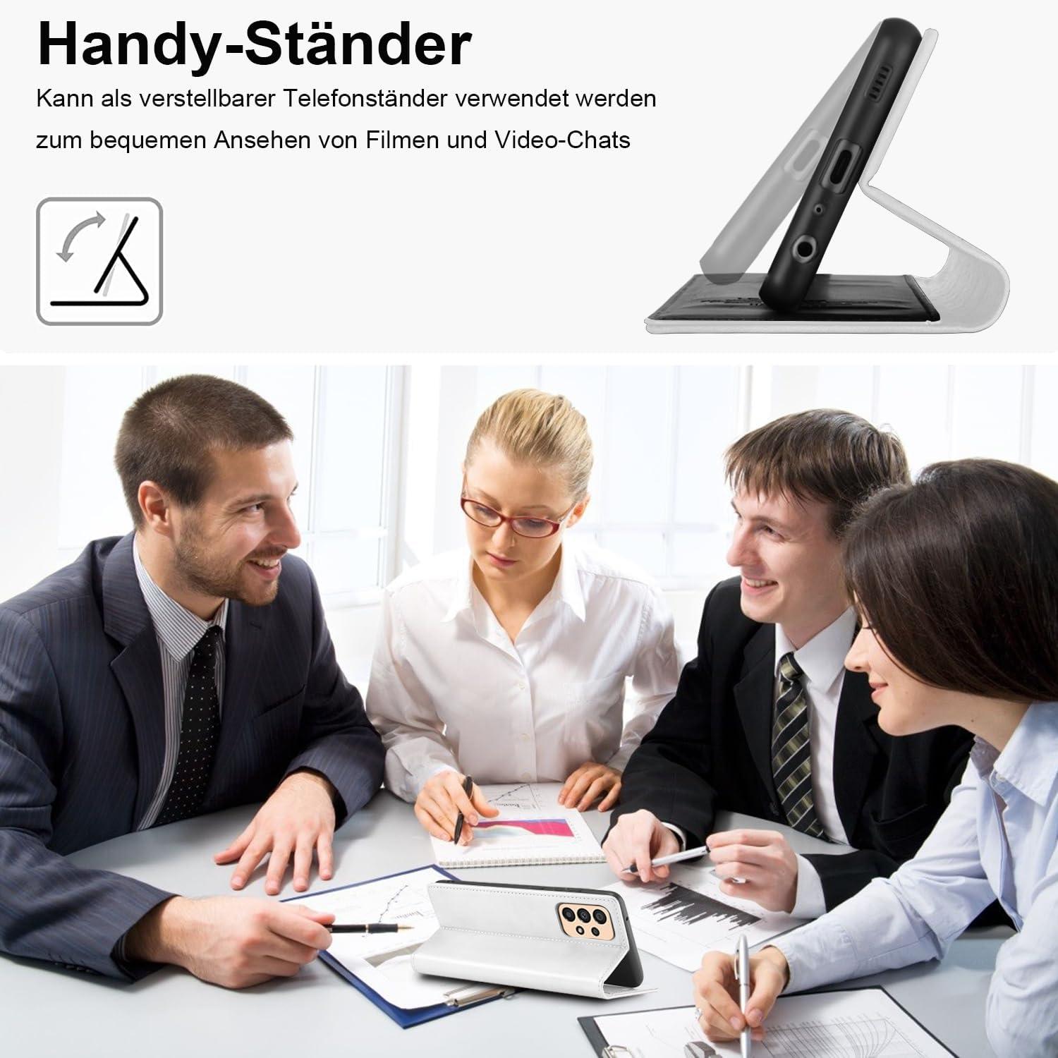 Handyhülle Samsung Galaxy A33 5G Leder Schutzhülle Magnet Klappbar