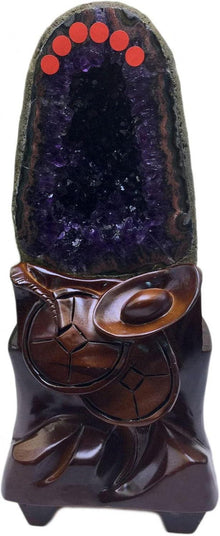 Natürlicher Amethystkristallcluster für Meditation und Heimdekoration