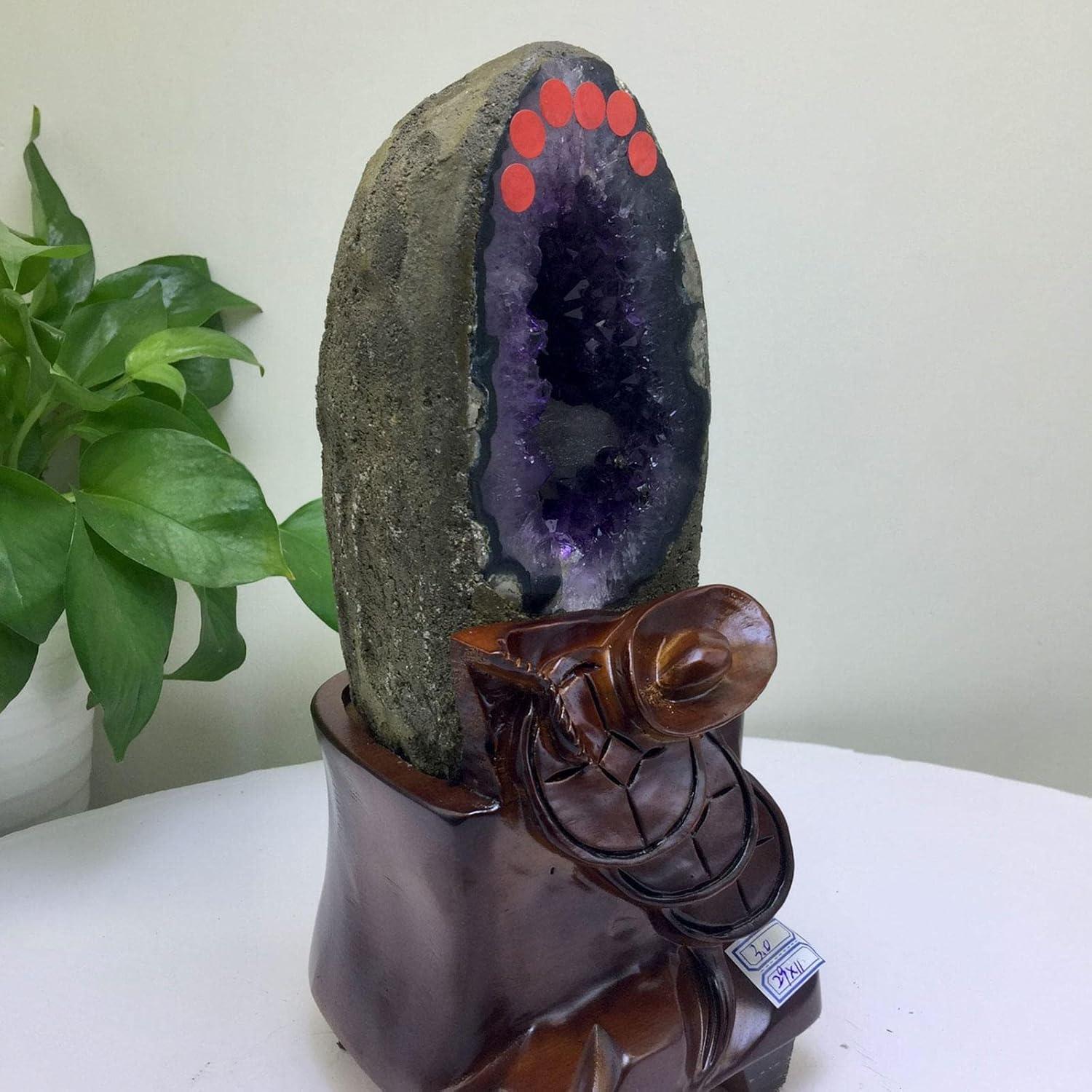 Natürlicher Amethyst-Geodencluster 6.6 lbs - Hochenergetischer Amethyst