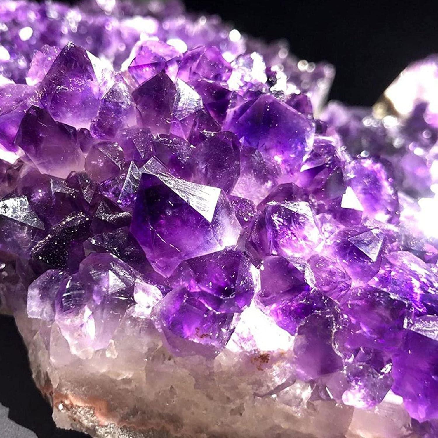 Amethyst-Geode Großer Natürlicher Amethystkristall Reiki-Chakra-Stein