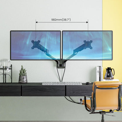 Monitor Wandhalterung für 17-32 Zoll Bildschirme, Ergonomisch verstellbar VESA