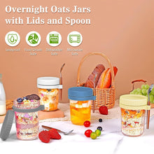 Glas Müslibecher to go mit Löffel, 4er