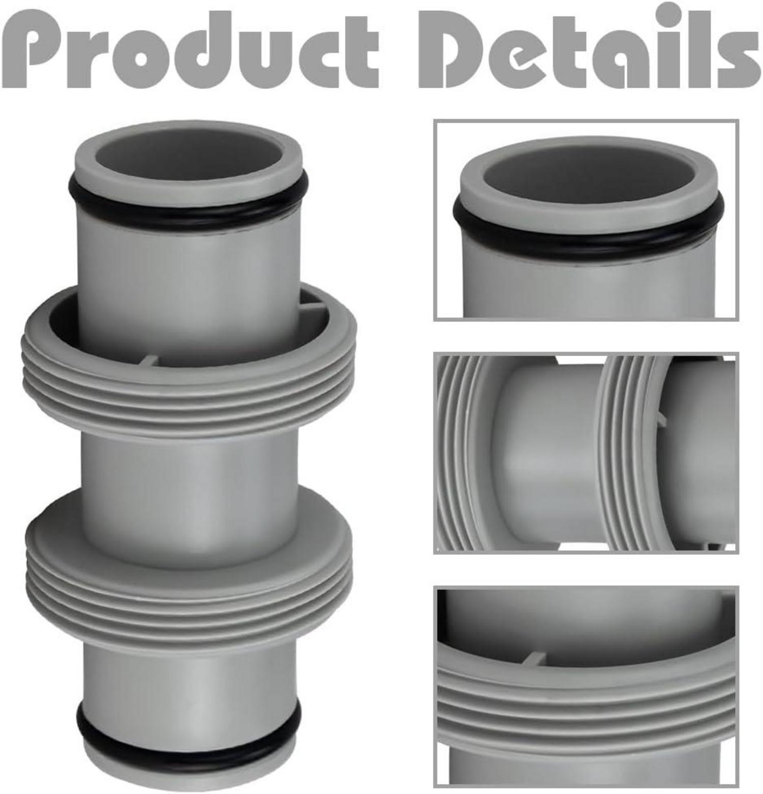 Poolschlauchverbinder 38mm Pool Anschlussset 38mm Adapter