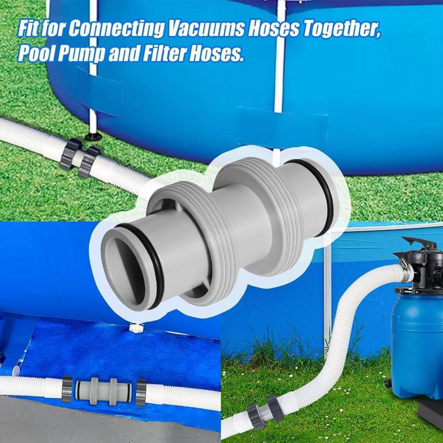 38mm Poolschlauch Verbinder Pool Schlauchverbinder Anschlussset Adapter