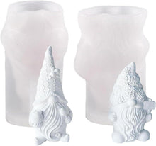 3D Wichtel Silikonform Kerzenform Weihnachten Handwerk