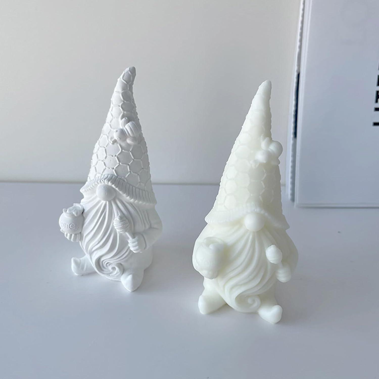 3D Wichtel Zwerg Silikonform Kerzen Weihnachten Handwerk