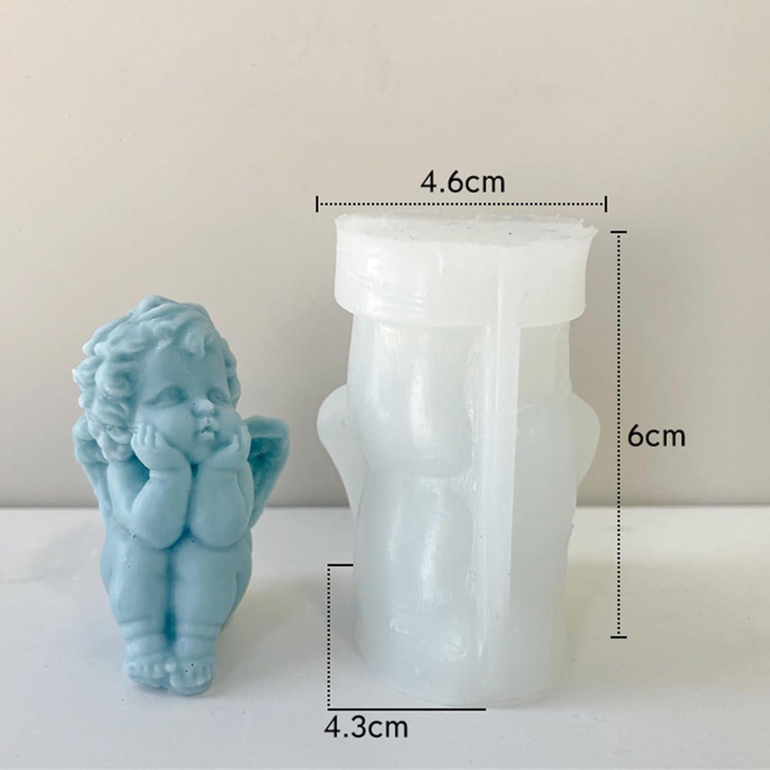 Silikon Kerzenformen Set Engel DIY Formen für Kerzen und Seife