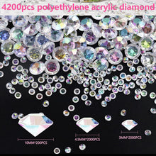 4200 Stück Transparente Acryl Diamanten Hochzeit Deko