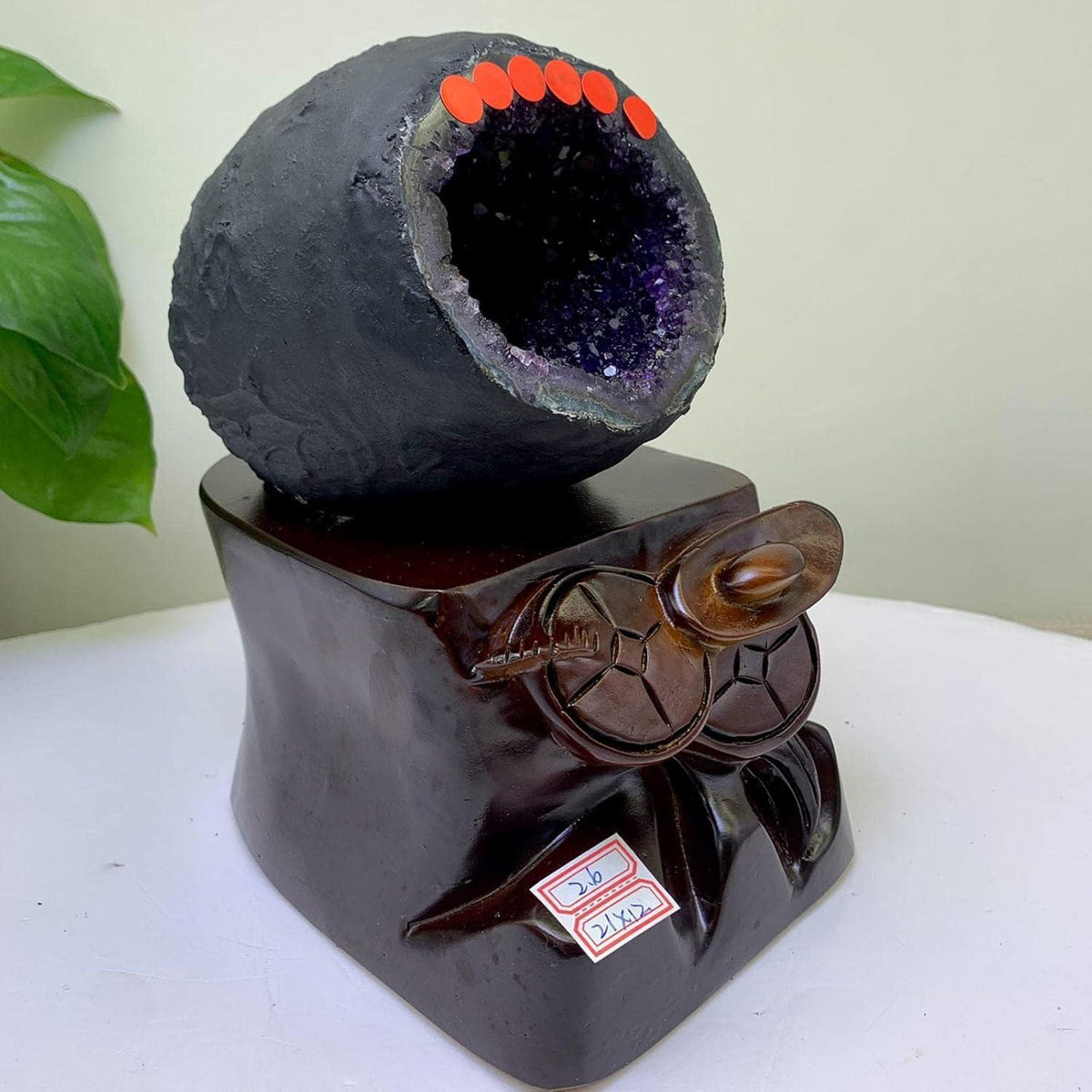 Natürlicher Amethyst Kristall Cluster (2,6 kg) – Schmuckstein für Meditation & Dekoration