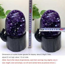 Natürlicher Amethyst Cluster 2,6 Kg - Heilkristalle Geoden