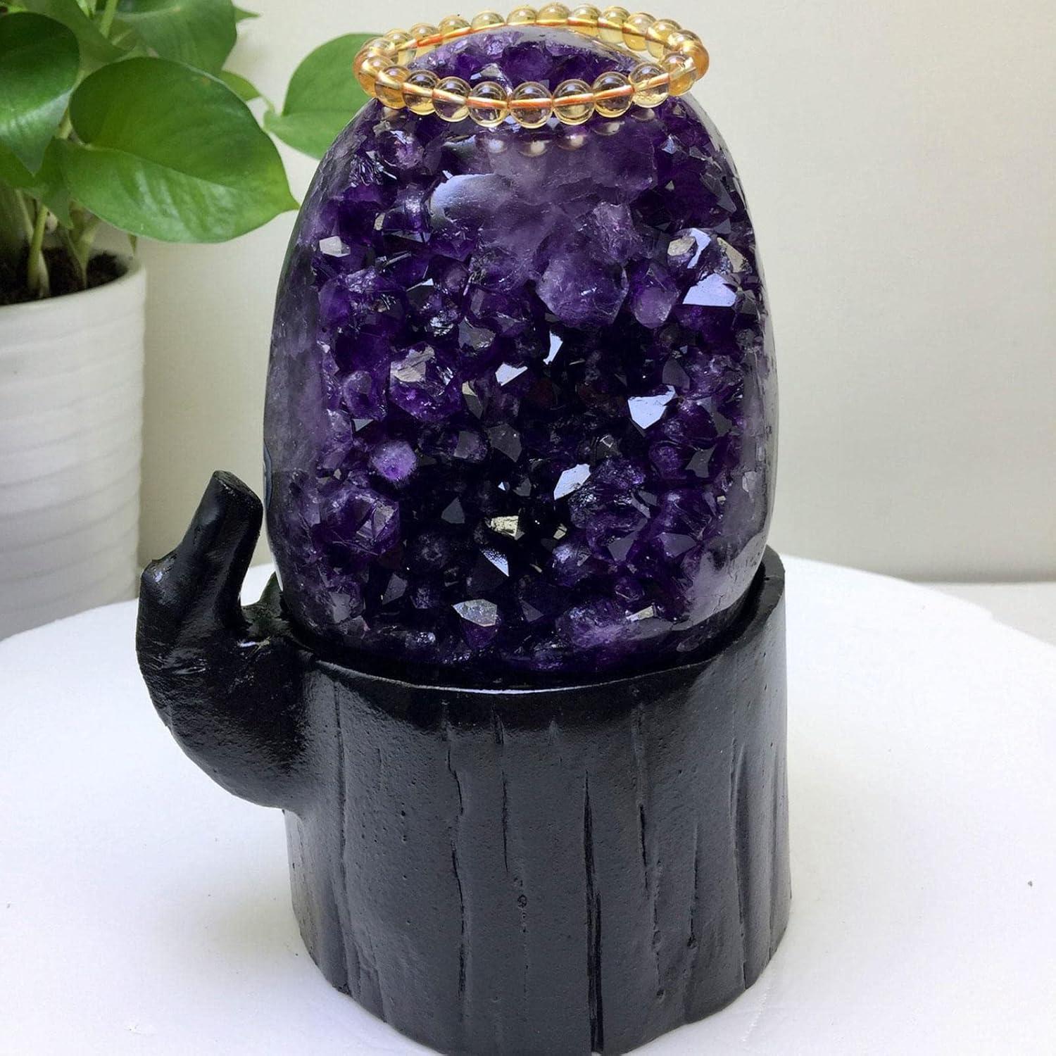 Natürliche Rohe Amethyststeine und Kristalle 2,6 Kg Quarz-Cluster Heilkristalle Meditation@FXML