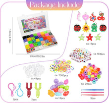2500+ Loom Bänder Set mit Aufbewahrungsbox und Zubehör