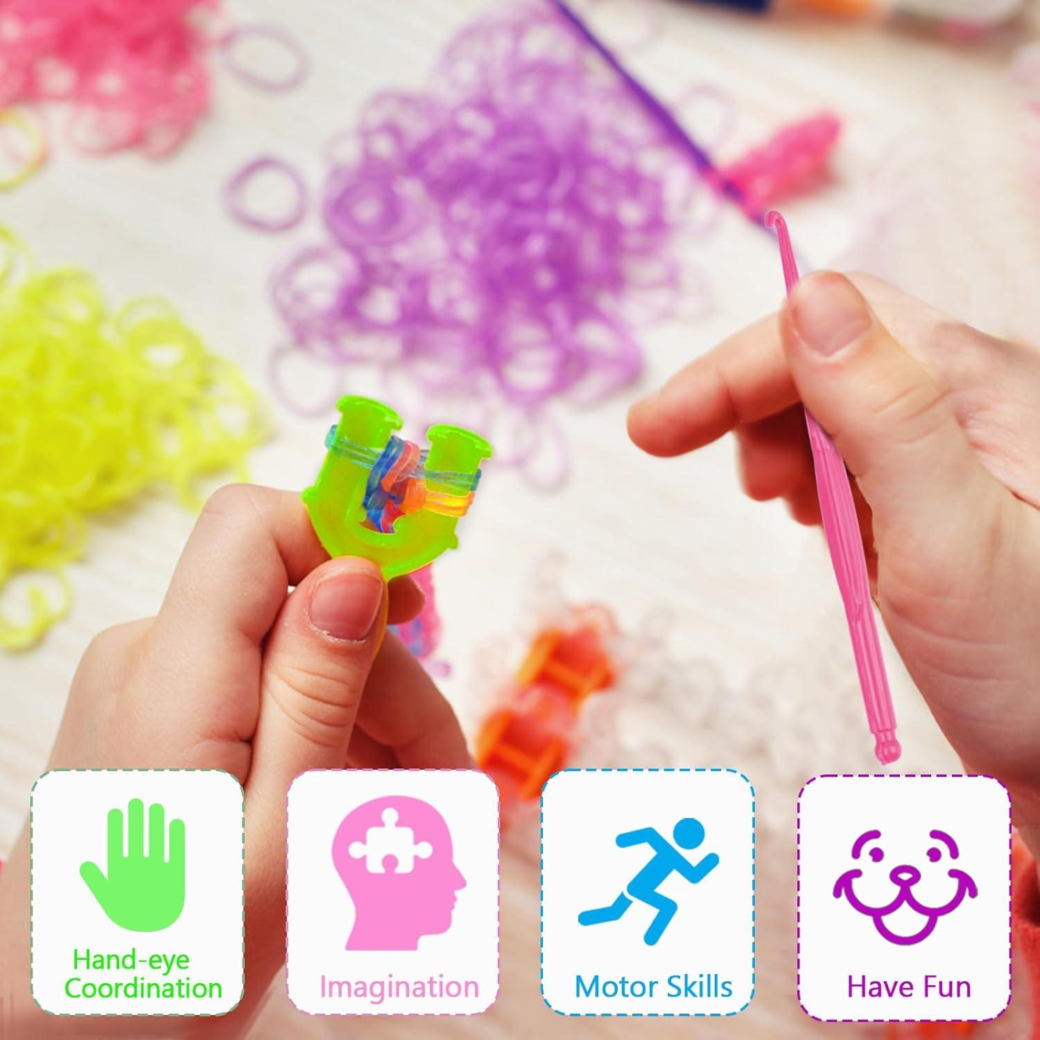 2500+ Loom Bänder Set mit Aufbewahrungsbox und Zubehör