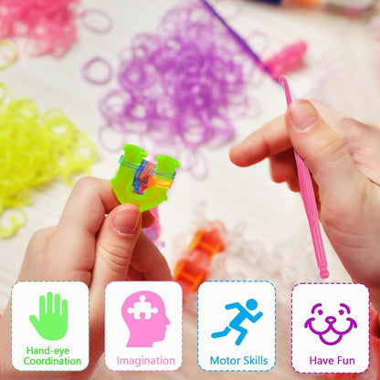 2500+ Loom Bänder Set mit Aufbewahrungsbox und Zubehör