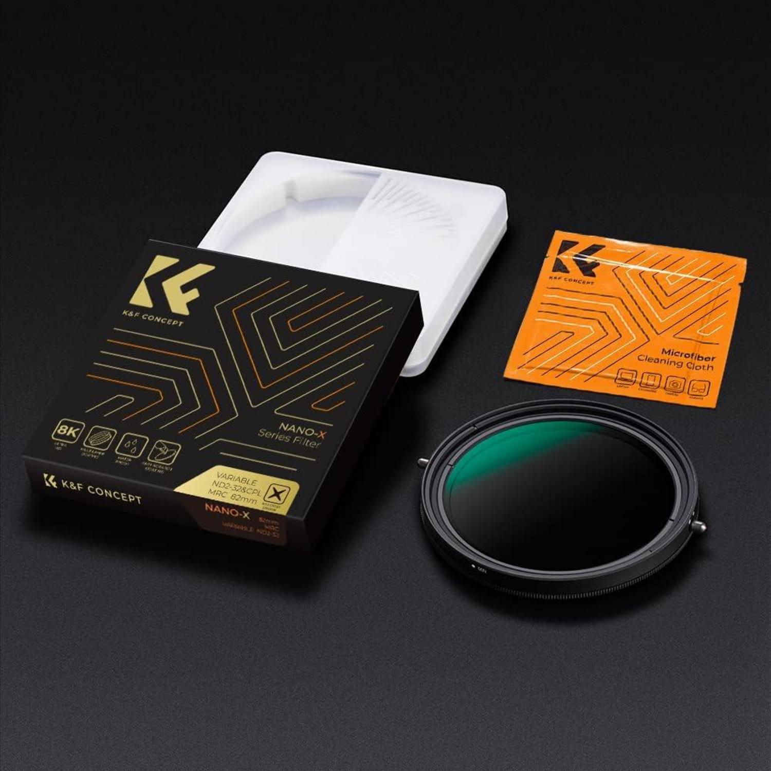 95mm Multifunktionaler ND-Filter - CPL&ND2-ND32 - Graufilter & Polfilter