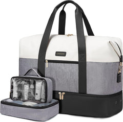 60L LOVEVOOK Sporttasche Damen Weekender Reisetasche mit Schuhfach