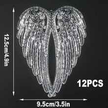 Acryl Engel Weihnachtsbaumschmuck Engelsflügel 12 Stücke