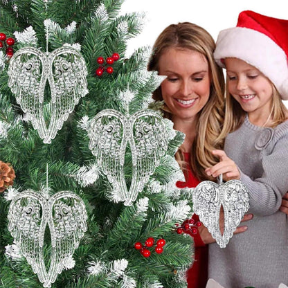 Weihnachtsbaumschmuck Engel Acryl 12 Stücke Deko 12,5CM