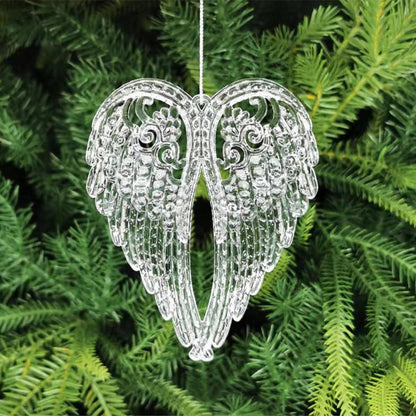 Engelsflügel Christbaumschmuck Deko 12 Stück Acryl