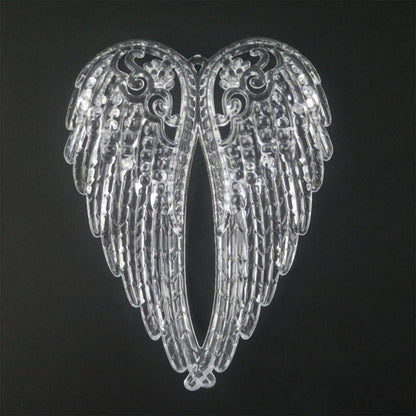 Engelsflügel Weihnachtsbaum Anhänger Deko 12 Stücke Acryl 12,5cm