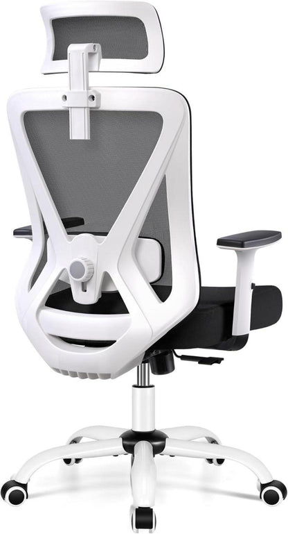 Ergonomischer Bürostuhl mit Verstellbarer Kopfstütze und