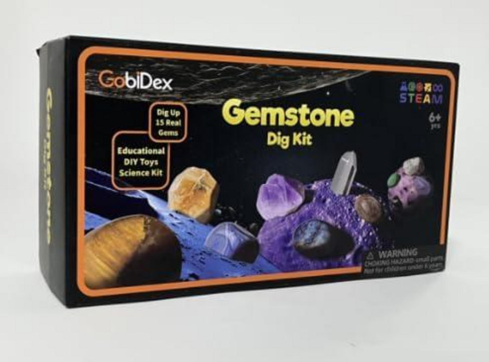 Ausgrabungsset für Kinder, Natürliche Edelsteine und Kristalle, Mineralien