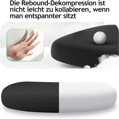Bürostuhl Ergonomisch Verstellbare Kopfstütze Lendenwirbelstütze
