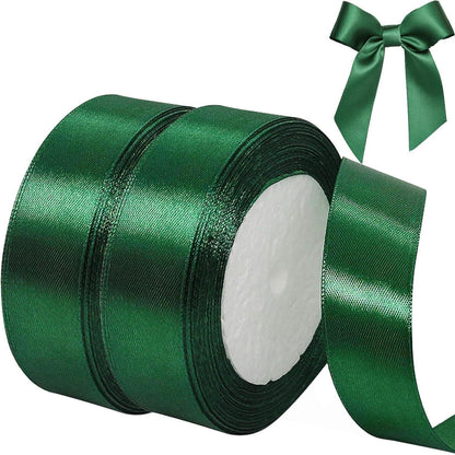 Satinband Grün 44m, 20mm Breit, für Hochzeit, Geburtstag, Deko