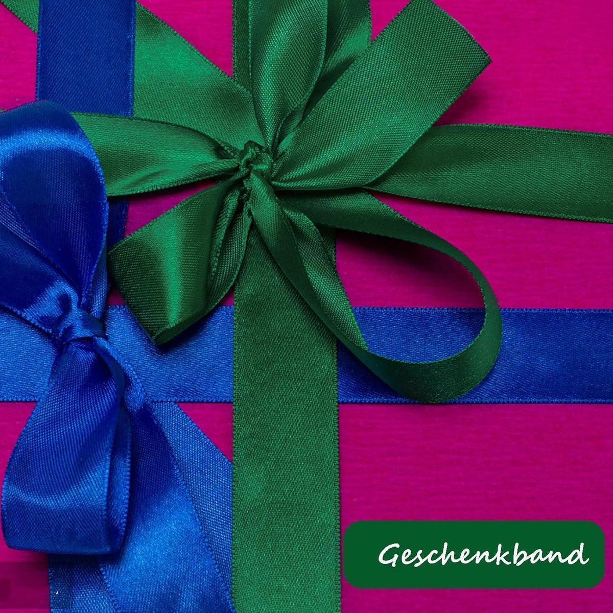 Satinband Grün 44m, 20mm Breit, für Hochzeit, Geburtstag, Deko