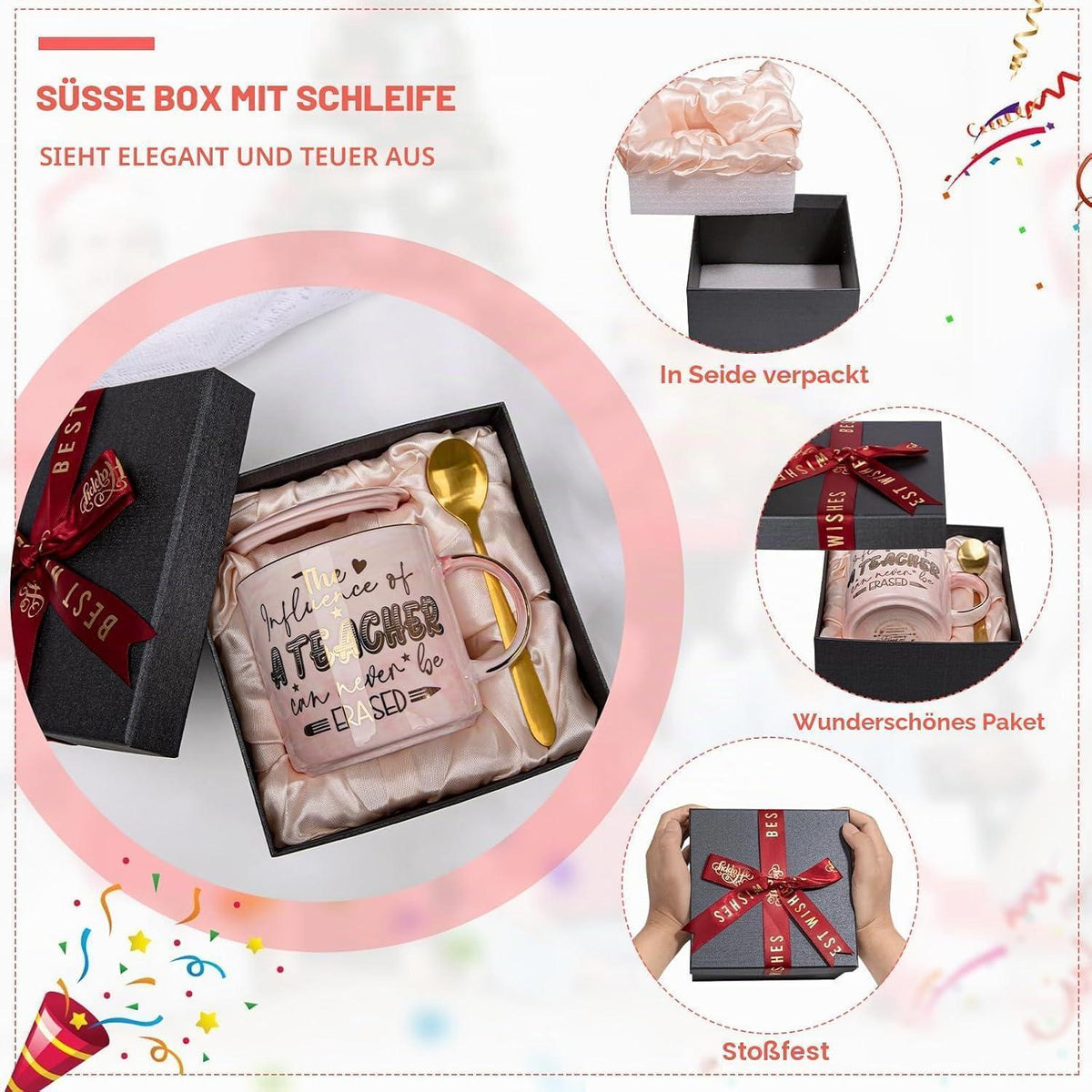 Marmor Tasse "Lehrer Wertschätzung" - 400ml Geschenk