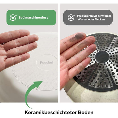 Redchef Keramikpfanne Pfannenset 28cm 24cm 20cm für alle