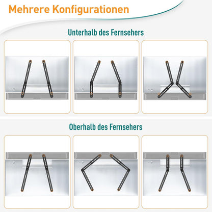 Soundbar TV Halterung bis 6.8 kg werkzeuglos verstellbar EV5010