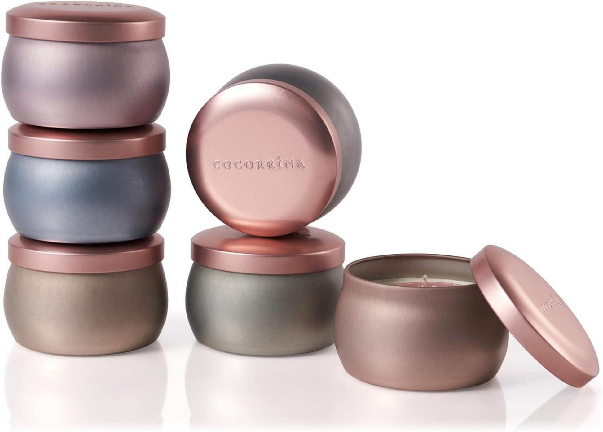 Cocorrína Duftkerzen Geschenkset 6 Stück Weihnachten Muttertag Aromatherapie
